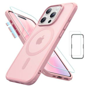 �y5 in 1�Z�b�g�I�ی�t�B�����t���zESR iPhone 15 Pro Max �P�[�X Magsafe�Ή� ������ �}�b�g�P�[�X ��� �J���� �����Y�ی�t�B�����t�� �ČRMIL�K�i �ϏՌ� ���h�~ ��phone15pro max �P�[�X �X�g���b�v�z