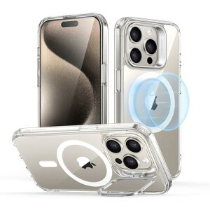 �y�f�U�C����܃V���[�Y�I�zESR iPhone 15 Pro Max �P�[�X MagSafe�Ή� �B���X�^���h �����\ ���C�����X�[�d�Ή� �ČRMIL�K�i �ϏՌ� ���h�~ �y�� �X�}�z�P�[�X ���������x ��phone15pro max �P�[�X 6.7
