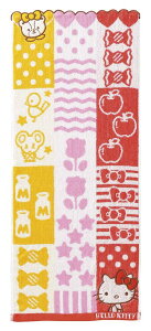 丸眞 フェイスタオル サンリオ ハローキティ 34×80cm シャン ブルキティ 綿100% 3005048700