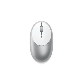 Satechi アルミニウム M1 Bluetooth ワイヤレス マウス 充電 Type-Cポート (Mac Mini, iMac, MacBook, iPad など2012以降Macデバイス対応) (シルバー)