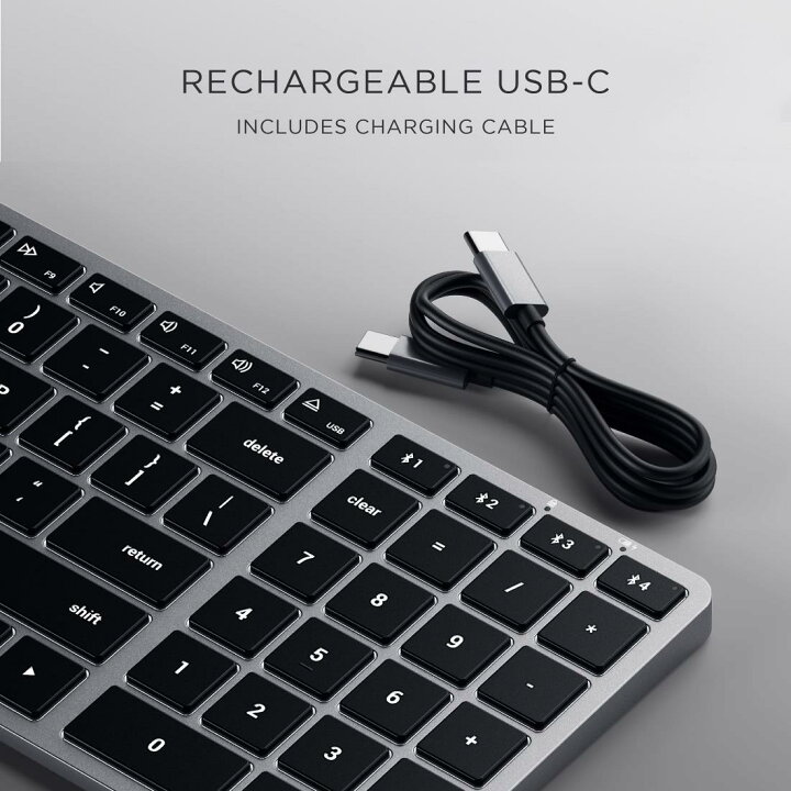 楽天市場】Satechi スリム X2 Bluetooth バックライトキーボード 