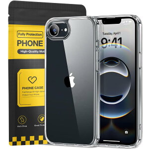 iPhone 16e �P�[�X iPhone16e �J�o�[ �N���A MIL�K�i�ϏՌ� �ω��� �����h�~ �ϏՌ� ���C�����X�[�d�Ή� �X�g���b�v�z�[���t�m�n�[�hPC�w�� + �\�t�gTPU�o���p�[�niPhone 16e �p�P�[�X 6.1�C���` ���� �P