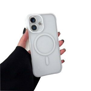 ZTOFERA for iPhone 16 Plus �}�O�l�e�B�b�N �P�[�X, �݊��� �� �}�O�Z�[�t ���C�����X �[�d, ���� �A���`�X�N���b�` �N���A �o�b�N �ϏՌ� TPU �o���p�[ �d�b �J�o�[ - �z���C�g