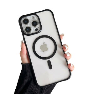 ZTOFERA for iPhone 16 Pro Max �}�O�l�e�B�b�N �P�[�X, �݊��� �� �}�O�Z�[�t ���C�����X �[�d, ���� �A���`�X�N���b�` �N���A �o�b�N �ϏՌ� TPU �o���p�[ �d�b �J�o�[ - �u���b�N