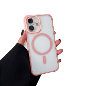 ZTOFERA for iPhone 16 Plus �}�O�l�e�B�b�N �P�[�X, �݊��� �� �}�O�Z�[�t ���C�����X �[�d, ���� �A���`�X�N���b�` �N���A �o�b�N �ϏՌ� TPU �o���p�[ �d�b �J�o�[ - �s���N