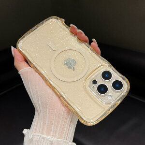 ZTOFERA for iPhone 16 Plus �P�[�X,MagSafe �Ή�,�N���A �L���L�� �J�[���[ �E�F�[�u �t���[�� �����p ���̎q�p �j�� �p,iPhone 16 Plus �p�X�}�z�P�[�X,�C�G���[