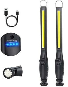 LED��Ɠ����[�N���C�g,����USB�[�d���g�ѕ֗� �}�O�l�b�g�ƃN���b�v�t���L�����v/�A�E�g�h�A/�H������/�ԍڗp �y�����C�g (��) (2�{)