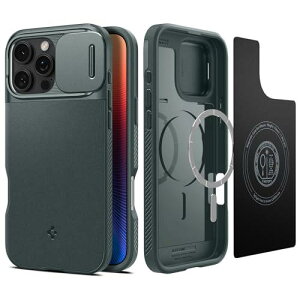 Spigen iPhone 16 Pro Max P[X MagSafeΉ JJo[ Yی }Olbg }bg ϏՌ ČRMILKi IveBbNEA[}[E}OtBbg ACS08016 (ArXEO[)