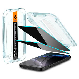 Spigen iPhone 16 Pro Max �K���X�t�B���� �`�����h�~ 9H�d�x�����K���X �\��t���L�b�g�t�� iPhone16ProMax�Ή� �v���C�o�V�[�t�B���� �i�m�R�[�e�B���O ��U�h�~ 2���� EZ Fit