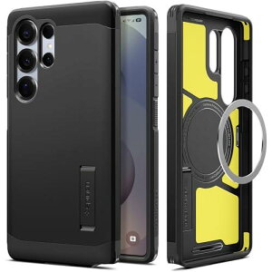 Spigen �y�n��18�N�̋Z�p�́z Galaxy S25 Ultra �P�[�X MagSafe�Ή� �}�O�l�b�g���� �X�^���h�t�� �}�b�g �ϏՌ� �ČRMIL�K�i �^�t�E�A�[�}�[�iAI�j�E�}�O�t�B�b�g ACS08964 (�}�b�g�E�u���b�N�j