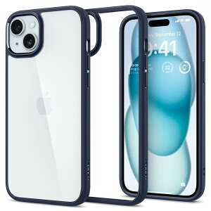 Spigen �y�n��18�N�̋Z�p�́z iPhone 15 �P�[�X �N���A �ϏՌ� ���ςȂ� �ČRMIL�K�i�擾 �X�g���b�v�z�[�� ���� TPU �o���p�[�P�[�X 2�d�\�� �����Y�ی� �C�菝�h�~ ���C�����X�[�d�Ή� �E���g���E