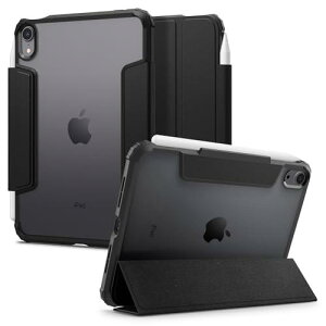 Spigen iPad Mini 7/6 P[X w NA  Apple Pencil Ή ČRMILi X X^h ϏՌ h~ Jی U[ I[gX[v EgEnCubhEv ACS03765 (ubN)