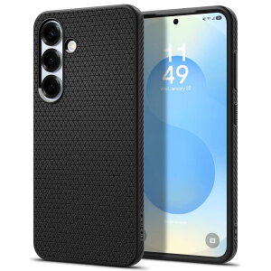Spigen �y�n��18�N�̋Z�p�́z Galaxy S25 �P�[�X �ϏՌ� ���^ �d��28.9g �X�g���b�v�z�[���t�� �ČRMIL�K�i�擾 �J�����ی� ���h�~ �Ռ��z�� ���L�b�h�E�G�A�[ ACS09000 (�}�b�g�E�u���b�N)
