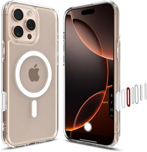 Spigen yJRg[Jo[tziPhone 16 Pro P[X MagSafeΉ NA {^ی h~ Xgbvz[ ČRMILKi EgEnCubhTE}OtBbg ACS08512 (zCg)