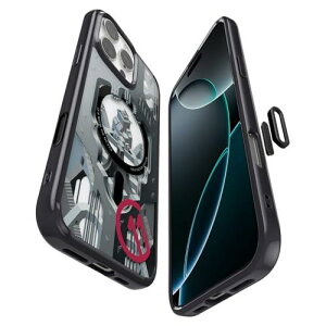 Spigen �yc11 �V���[�Y Navigator �G�f�B�V�����ziPhone 16 Pro Max �P�[�X MagSafe�Ή� �J�����R���g���[���Ή� ���̓I�v�����g �X�g���b�v�z�[�� �ČRMIL�K�i �E���g���E�n�C�u���b�hT�E�}�O�t�B�b�g ACS