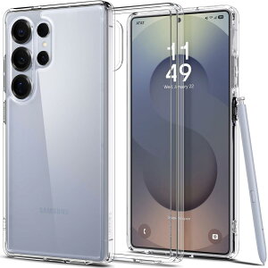 Spigen �y�n��18�N�̋Z�p�́z Galaxy S25 Ultra �P�[�X �ϏՌ� �X�g���b�v�z�[�� ���ϖh�~ �o���p�[ ���C�����X�[�d �ČRMIL�K�i �E���g���E�n�C�u���b�h ACS08961 (�N���X�^���E�N���A)