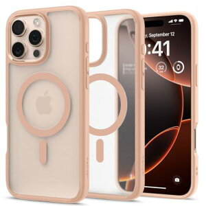 Spigen iPhone 16 Pro P[X MagSafeΉ  NA Xgbvz[ ČRMILKi EgEnCubhE}OtBbg ACS08694 (tXgE[YE`^jE)