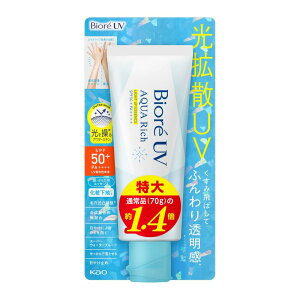 Biore �r�I�� UV �A�N�A���b�` ���C�g�A�b�v �G�b�Z���X 100g ���Ă��~�� SPF50