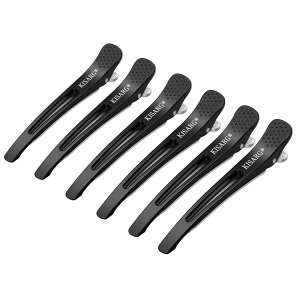 KISARG �_�b�J�[�� �w�A�s�� �w�A�N���b�v �����Y ���e�t �v���p �O�� �u���b�L���O ������ �N���b�v �Ղ����Ȃ� �w�A �s�� �傫�� 6�{���� 11.5cm �u���b�N