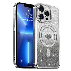 Lafunda iPhone 13 Pro �p �P�[�X �L���L�� Magsafe�Ή� �O���f�[�V���� ���� ���� �X�}�z�P�[�X ���̎q ���킢�� �n�[�g�� ���b�L���H �y���^ �Ռ��z�� �J�����ی� ���C�����X�[�d�Ή� �A�C�t�H�� 13 