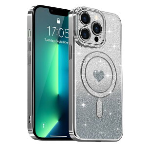Lafunda iPhone 13 Pro �p �P�[�X �L���L�� Magsafe�Ή� �O���f�[�V���� ���� ���� �X�}�z�P�[�X ���̎q ���킢�� �n�[�g�� ���b�L���H �y���^ �Ռ��z�� �J�����ی� ���C�����X�[�d�Ή� �A�C�t�H�� 13 