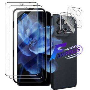 �y2+2���Z�b�g �K�C�h�g�t���z �Ή� Motorola moto G66j/G66y 5G �K���X�t�B���� (2��) + �J�����ی�t�B���� (2��) �y���{���f�ވ��Ɏq���z �p ���g g66j/g66y 5G �t�B���� �����K���X �t�� �ی�t�B���� 