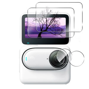 �y2+2���Z�b�g�z�Ή� Insta360 Go 3S �K���X�t�B���� 2�� + �����Y�t�B���� 2���y���{���f�ވ��Ɏq���z �\�ʍd�x9H �Ή� insta360 Go3S �t�B���� �����K���X �t�� �ی�t�B���� �����ߗ� ��U�h�~ 3D ��