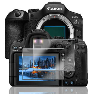 AQXNG �Ή� Canon EOS R6 Mark III / R6 Mark II / R6 / R7 �ی�t�B���� �K���X�t�B���� �y2���Z�b�g�z EOS R6 Mark III �p�� �t�B���� �����K���X ��ʕی� �J�o�[ ���{���Ɏq�� �d�x9H �ϏՌ� ��U�h�~ �C�A�[
