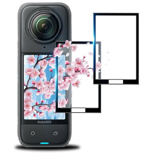 �Ή� Insta360 X3 �t�B���� 2���Z�b�g ��̌^�����Y�ی�t�B���� �p Insta360 X3 �ی�t�B���� �p Insta 360 X3 �S�ʕی� �J�����t�B���� �t���ی�t�B���� �ϏՌ� �h���� �����ߗ� �I�o�I�[�o�[�h�~ ��