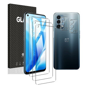 Seninhi (�Z�j���q) oneplus Nord N200 5G�p�����K���X [�X�N���[���v���e�N�^�[×3] [�J���������Y�v���e�N�^�[×2] �y3+2���Z�b�g�z������ �N���A ���h�~ �C�A�Ȃ� [�[�d�����g�p�\] - ����0.3mm �E��