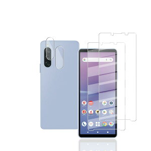 cxybgfv �u�������\�ł��y2�� �����Y�t�B����+ 2���K���X�t�B���� �z Xperia10 V SO-52D SOG11 A302SO XQ-DC44�K���X�t�B���� ���{���Ɏq�f�ލ̗p �d�x9H ��U�h�~ Xperia 10 IV SO-52C �t�B���� �t���ی�t�B