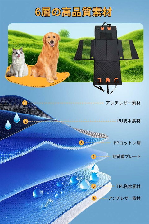 楽天市場】SONGSONG 2重の安定設計 ペットドライブシート 犬 飛び出し 