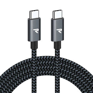 RAMPOW USB Type C �P�[�u���y2M �� /PD3.0&QC3.0�������[�d�z60W/3A�[�d �����f�[�^�]���Ή� ���ϋv�i�C���� usbc usbc �P�[�u�� iPhone17/Air/16/16e/15 �[�d MacbookPro/iPad Pro&Air/Google Pixel/Galaxy/Sony�Ȃ�Type C�@���
