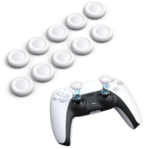 NEWDERY PS5 �R���g���[���[ �����p�X�e�B�b�N�L���b�v 10�L�b�g PS4 �R���g���[���[/PS5 �R���g���[���[/PS5 �R���g���[���[ Edge �n���h�� �����p�W���C�X�e�B�b�N�L���b�v ���Ӌ@�� �z�R���h�~