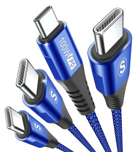 USB C�P�[�u��100W�y1m/2�{�Z�b�g,PD�}���[�d5A�z,Sweguard �^�C�vc �P�[�u�� iPhone 17 16 15�[�d���[�Ԃ�,�A�C�t�H��15 16,��phone16 15 pro Max,Macbook/iPad Pro/Air/Mini6,Samsung Galaxy S24/ S23/S22/S21/S20,Sony,Pixel��USB Type 