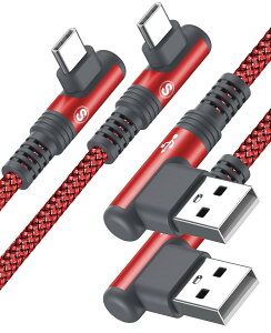 USB Type C �P�[�u�� L�� ���[�y1M /2�{�Z�b�g�zAviBrex �^�C�vc �P�[�u�� 90�x type-c ���[�Ԃ�y3.1A�}���[�d �z�i�C�����҂� ���ϋv�� usb c ���[�Ԃ� iPhone 17 16 15 Pro Max Plus�CGalaxy S24/S23/S22/S21/S20�CSony�C