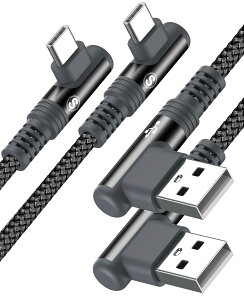 USB Type C �P�[�u�� L�� ���[�y2M /2�{�Z�b�g�zAviBrex �^�C�vc �P�[�u�� 90�x type-c ���[�Ԃ�y3.1A�}���[�d �z�i�C�����҂� ���ϋv�� usb c ���[�Ԃ� iPhone 17 16 15 Pro Max Plus�CGalaxy S24/S23/S22/S21/S20�CSony�C