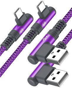 USB Type C �P�[�u�� L�� ���[�y2M /2�{�Z�b�g�zAviBrex �^�C�vc �P�[�u�� 90�x type-c ���[�Ԃ�y3.1A�}���[�d �z�i�C�����҂� ���ϋv�� usb c ���[�Ԃ� iPhone 17 16 15 Pro Max Plus�CGalaxy S24/S23/S22/S21/S20�CSony�C