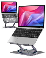 アオビホ(Aoviho)-ノートパソコンスタンド- ホルダー PC 360回転式 人間工学 無段階高さ&角度調整可能 姿…