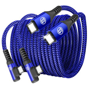 �^�C�vc �P�[�u�� L���y2�{�Z�b�g 1m�zSweguard USB C-C �P�[�u���yPD QC3.0�Ή�60W�}���[�d�ziPhone 17 16 15 �[�d���[�Ԃ�[�d�� �A�C�t�H��16 15/��phone15 16 pro Max, MacBook Pro/Air iPad Pro�ASamsung Galaxy S24 S23 S22,