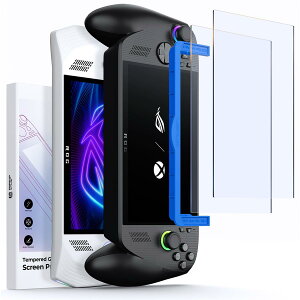 JSAUX �A���`�O���A �K���X�t�B���� �y2���Z�b�g�z ROG Xbox Ally/ROG Xbox Ally X (2025) / ROG Ally �Ή��A�}�b�g�d�l 9H�d�x �����K���X�A7�C���`�S�ʕی�t�B���� ? �K�C�h�g�� Xbox Ally ��Ή�