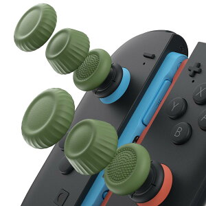 JSAUX Switch 2 �X�e�B�b�N�J�o�[�EJoyCon�Ή��E����~�߁E���K�Ȉ���S�n�E�l�ԍH�w�f�U�C���E�ϋv�������E�΁i�O���[���j�E3�g�i6�j?����~�ߋ�����