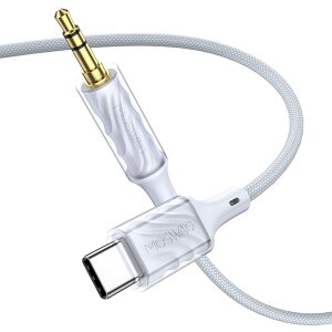 MOSWAG AUX �P�[�u���A USB C 3.5mm �ϊ��P�[�u�� DAC�`�b�v���ڃn�C���] �����A AUX �P�[�u�� �^�C�vc Hi-Fi���� �i�C�����҂� ���ϋv�� �w�b�h�z��/iPhone 16 Pro Max /16 Plus/Samsung Galaxy S23 S22 S21 S20 Note 20/ iP