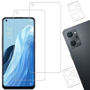 �y2+2���Z�b�g�z KPNS ���{�f�ސ� �����K���X OPPO Reno7 A OPPO Reno9 A �p �K���X�t�B���� �J�����t�B���� �J�o�[ �ی�t�B����