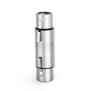 XLR, CableCreation �L���m���P�[�u��XLR 3 Pin���X- 3�s�����X �L���m���R�l�N�^ �}�C�N���t�H���ϊ��A�_�v�^