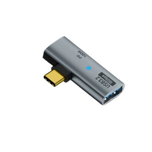 YFFSFDC Type-C �ϊ��A�_�v�^ �^�C�vC+A�f���A���|�[�g���˔��� type-c l�� �ϊ� �A�_�v�^�[ PD100W�}���[�d 10Gbps�����f�[�^�]�� OTG�@�\�ɑΉ� LED���C�g�t�� iPhone16/15�V���[�Y/Switch/MacBookPro/Air/Nintendo S