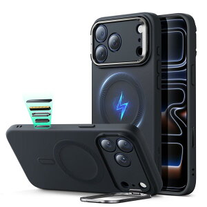 �y�f�U�C����܃V���[�Y�I�zESR iPhone 17 Pro Max �P�[�X MagSafe�Ή� �J�����{�^���t�� �B���X�^���h �����\ 3�{�ČRMIL�K�i ���C�����X�[�d�Ή� �G�A�K�[�h�R�[�i�[ �ϏՌ� ���h�~ �y�� �X�}�z