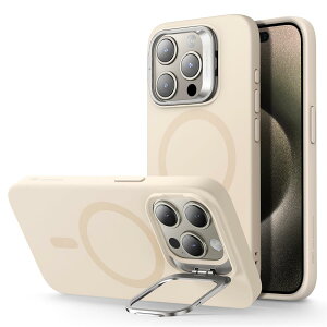 �y�f�U�C����܃V���[�Y�I�zESR iPhone 15 Pro �P�[�X �X�^���h�t�� MagSafe �V���R�� �~���^���[�O���[�h�̕ی� �J�����B��X�^���h���� ��phone15pro �P�[�X �p�}�O�l�b�g�X�}�z�P�[�X �C�G���[ Clou