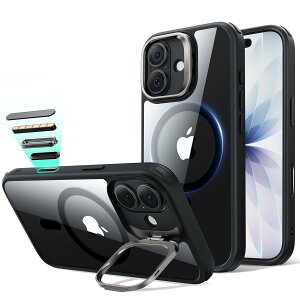 �y�f�U�C����܃V���[�Y�I�zESR iPhone 17 �P�[�X MagSafe�Ή� 3�{�ČRMIL�K�i �J�����{�^���t�� �B���X�^���h �����\ ���C�����X�[�d �G�A�K�[�h�R�[�i�[ �ϏՌ� ���h�~ �y�� �}�O�l�b�g�X�}�z