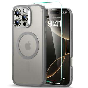 �y�ČRMIL�K�i�EMagsafe�Ή��zESR iPhone 16 Pro Max �P�[�X (4 in 1) �Z�b�g ��phone16promax �P�[�X �������}�b�g�P�[�X �X�N���[���ی�t�B�����t�� MagSafe�Ή� �R���ی�K�i�ی�� Classic�V���[�Y ���